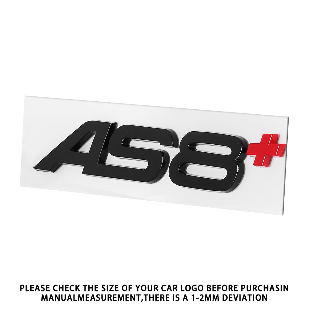 3D Aluminum For T01 AS3 AS4 AS5 AS6 AS7 AS8 AS3+ AS4+ AS5+ AS6+ AS7+ AS8+ Letters Emblem Car Rear Trunk Decoration Logo Sticker 01T