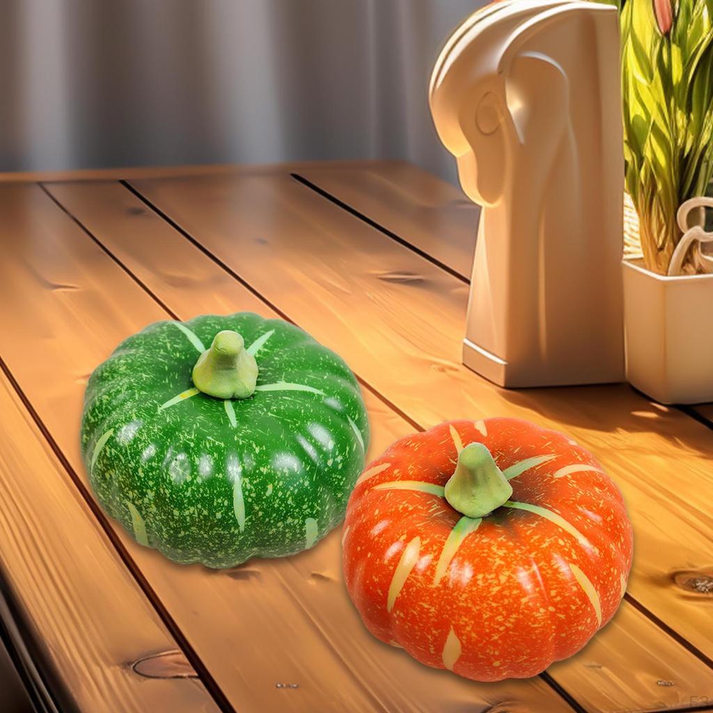 Artificial Foam Pumpkin DIY Crafts Halloween Decoration Fall Harvest Decorative for Festival