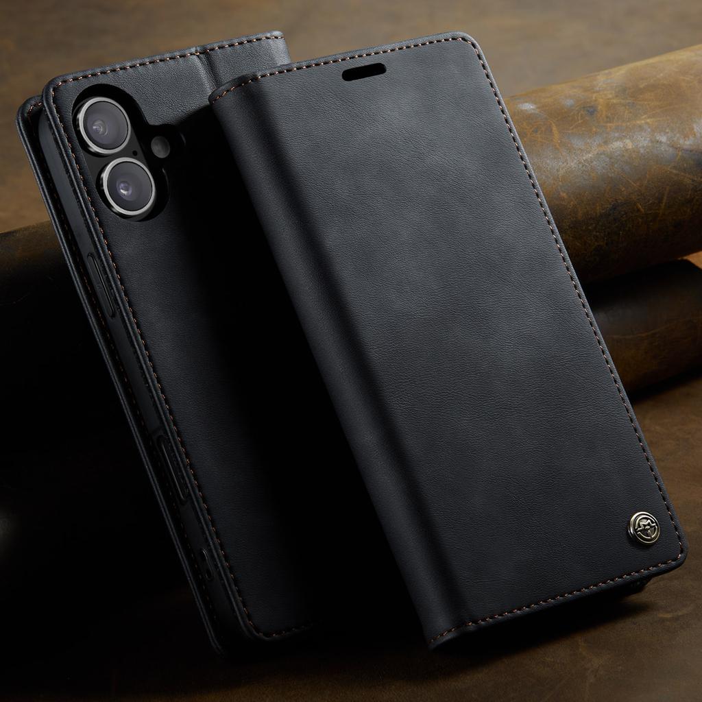 Magnetic FlipLeather Phone Case for IPhone 16 17 Pro Max Air 16E 15 Plus 14 13 12 11 Pro Max X XS XR SE Stand Wallet Card Cover
