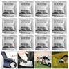12Pcs Camping Toilet Waste Treatment Powder for Emergency Situations Gelling Deodorizing Solution for Outdoor Use