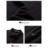 SEPTWOLVES Men's Soft Warm Casual Long Sleeve Polo Shirt