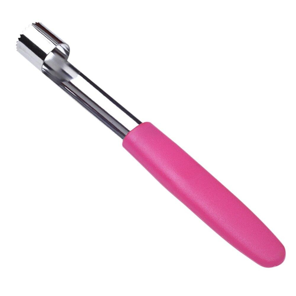 1 STK Apple Corer Rustfritt stål Enkel stål Twisted Core Seeder Apple Corer Planter Kjøkken Gadget Enkel vri kjøkkenverktøy