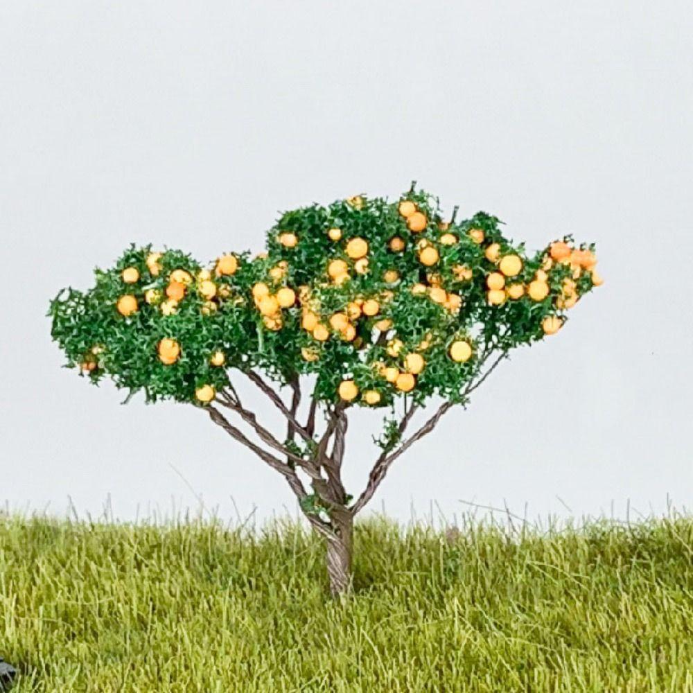 Multi-size Miniature Fruit Trees Sand Table Layout Lifelike Simulation Tree Figurine Fairy Garden Micro Landscape Scene Model