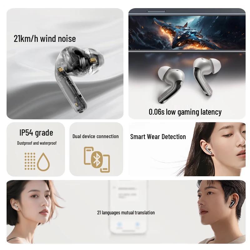 EDIFIER Lolli Pro 5 True Wireless Active Noise Cancelling Earbuds