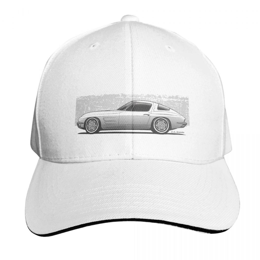 My drawing of the American sports car Baseball Cap hats on offer Streetwear cute fun hats Womens Hats For The Sun Unisexs