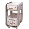 Double Floor Shelves Moving Trolley Under The Dormitory Table Bedside Snacks Cosmetics Storage Organizer