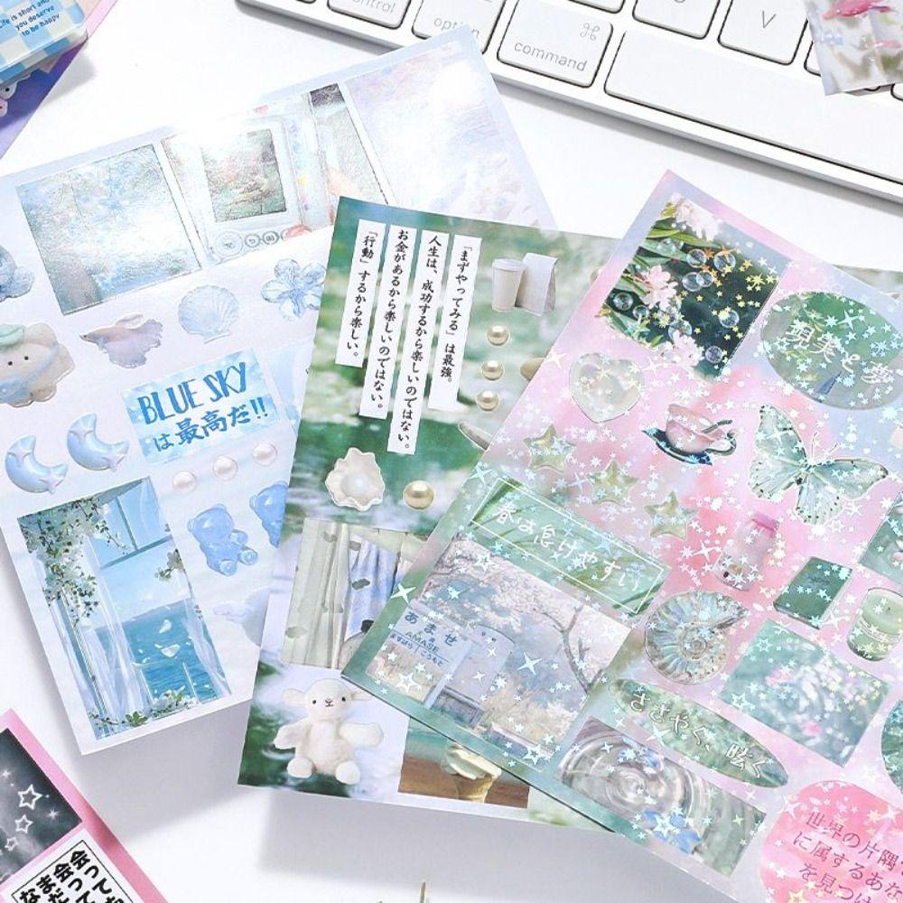 Dream Core Series Diary Sticker 30 Sheets Scrapbook Sticker New Sticker Book Stationery Supplies