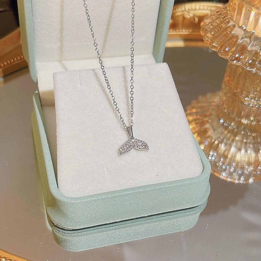 Korea's Best-Selling Clavicle Pendant Necklace - Super Fairy Titanium Steel Jewelry for Women