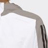 Adidas Convertible Two-Way Striped Hooded Jacket Women Outerwear White HE9990