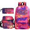 Vintage "Netherlands Hup Holland Hup" 3 In 1 Backpack Shoulder Bag Pencil Case Women Men Student Fashion Football Lover Bagpack