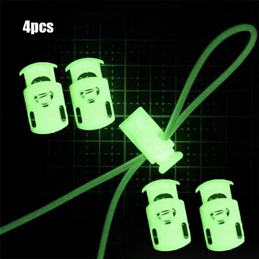 

4pcs Luminous Toggle Stopper Accessories Toggle Clip High Quality Lanyard Fastener Outdoor Tool
