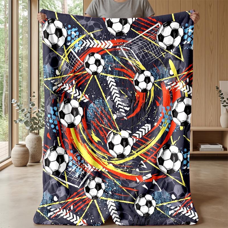 Football Helmets and Gear Theme blanket Lightweight Warm Flannel Blanket Decorative Throw Blanket for Home Decoration