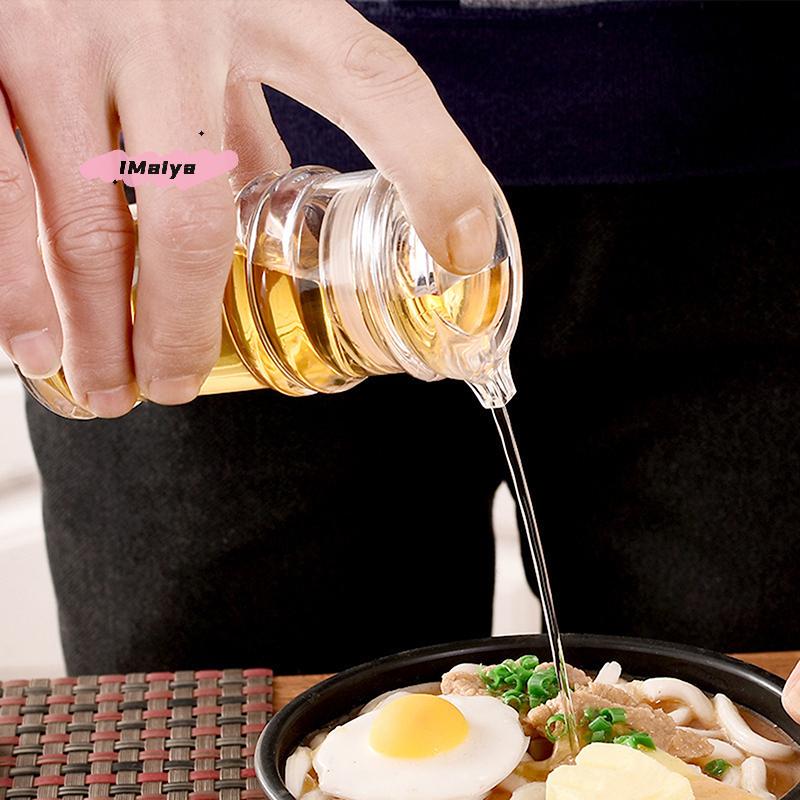 Large-Capacity Acrylic Soy Sauce Bottle Multifunctional Leak-Proof Seasoning Pot with Seal for Vinegar Oil Kitchen Utensils