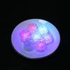 12Pcs Transparent Square Jelly LED Heart Lights Water Induced Flashing Ice Cubes for Wine Cocktails Party Bar Club Wedding