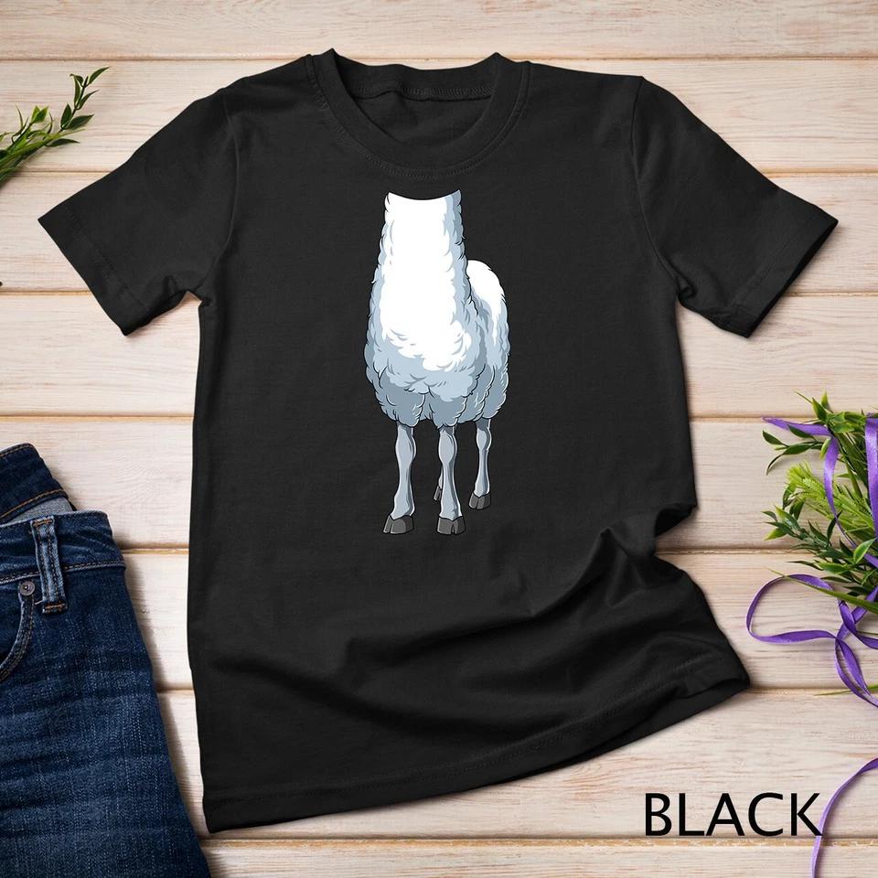 Easy Sheep Costume Sheep Body Headless Sheep Costume Unisex T-shirt 1 2XL