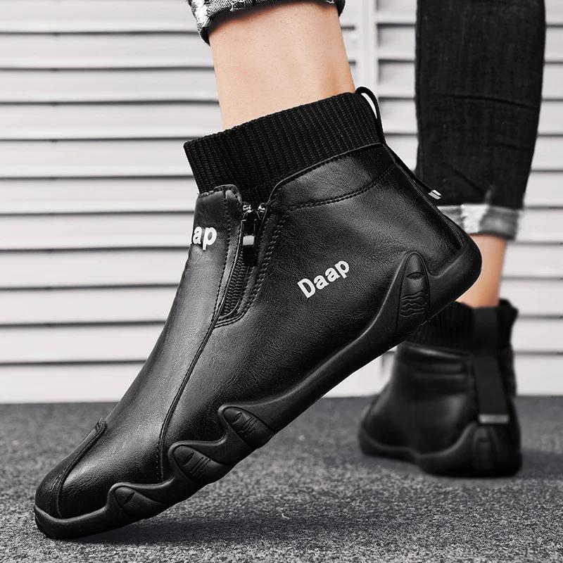 Мужская повседневная обувь с высоким берцем — фото 5