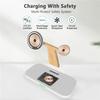 4 In 1 Magnetic Wireless Charger Stand LED Night Light Lamp For iPhone 16 15 14 13 12  Watch Airprods Fast Charging Station