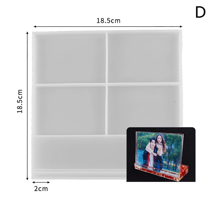 1Pc Photo Frame Shaped Jewelry Tool Jewelry Mold Uv Epoxy Resin Silicone Mold