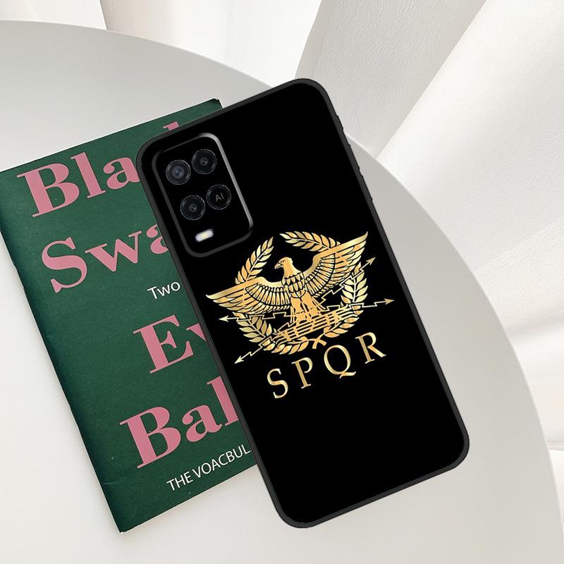 SPQR Roman Imperial Legion Case For Oppo A96 A76 A16 A15 A17 A52 A72 A54S A57S A58 A78 A98 A57 A77 A54 A74 A94 Cover