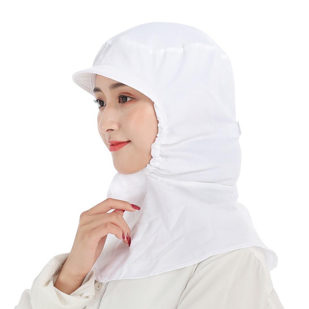 Prodyšný prachotěsný šátek klobouk chránič krku pracovní klobouk nová pracovní čepice potravinářská továrna