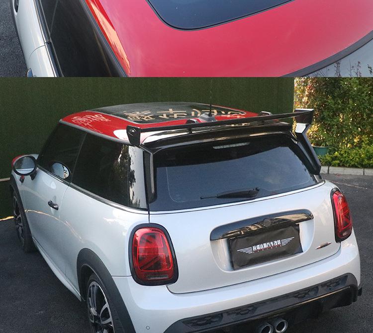 MINI F56 Carbon Fiber Rear Spoiler - GIOMIC Style Roof Wing Accessory for COOPER Upgrade