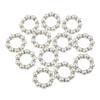 Decoration Napkin Rings For Party Inner Diameter 4cm Kitchen Napkin Ring 12 Pcs/Set Plastic Table Decoration Wedding White
