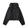 Za New Fall Women's Clothing 2025 Fashion Wind Fashion Loose Drawstring Waist Long Sleeves Hooded Jacket Outwear