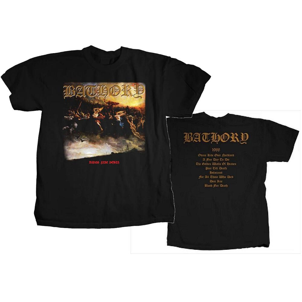Bathory Blood Fire Death Double Sided T-Shirt XXL