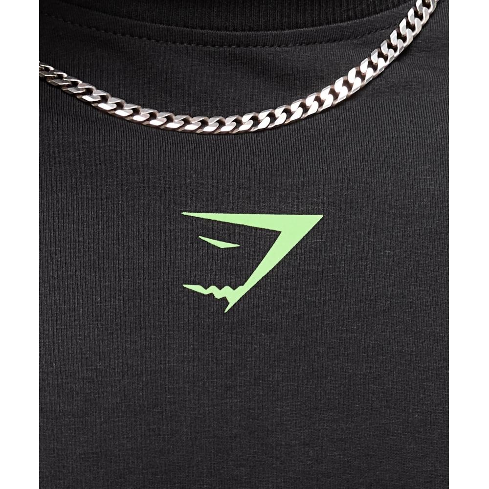Gymshark Power T shirT Black Energy gelaTo Green A2c9e Bc8l