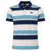 Mens Stripe Yarn Polo Shirt