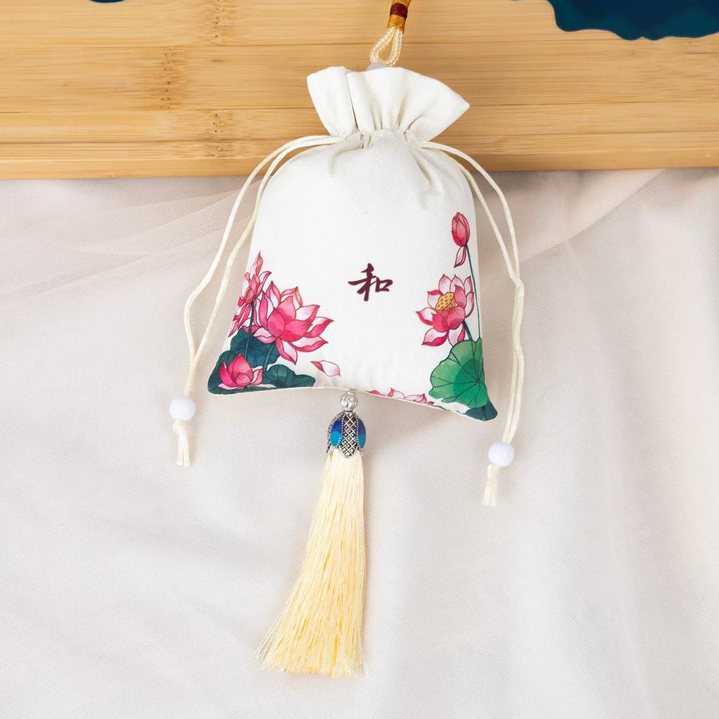 Dragon Boat Festival Sachet Perfume Bag Bag Bag Handmade DIY Pendant Mosquito Repellent Bag Argy Wormwood Chinese Ancient Style Pouch Embroider Empty
