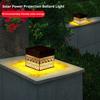 Outdoor Solar Light Waterproof Metal Solar Powered Deck Step Light Decorative Fence Wall Light for Garden Post Backyard Yard Patio Decor