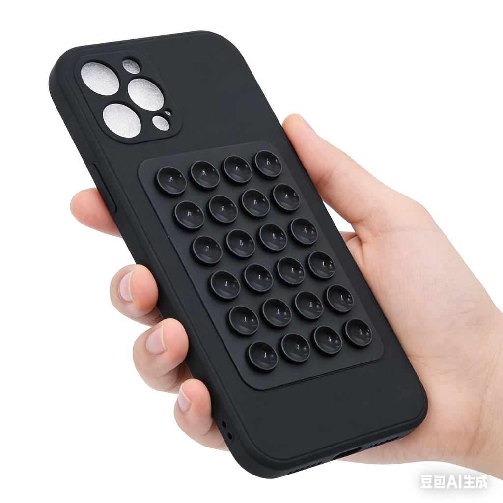 For Xiaomi Redmi Note 14 13 12 12S 11T 11S Pro Plus 3D Fixing Suction Cup holder Phone Case Fixed Pad Soft Silicone Cover
