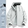 Camel Unisex 3-in-1 Mountaineering Jacket: Graphene-Lined, Windproof, Waterproof, and Warm, New Style, Two-Piece Set.