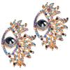2Pcs Brooch Blue Eye Premium Alloy Exquisite Stylish Elegant Highly Durable Blue Eye Brooch for