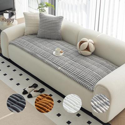 2025 New Autumn/Winter Thick Warm Anti-Slip Sofa Cushion & Scratch-Resistant Leather Cover