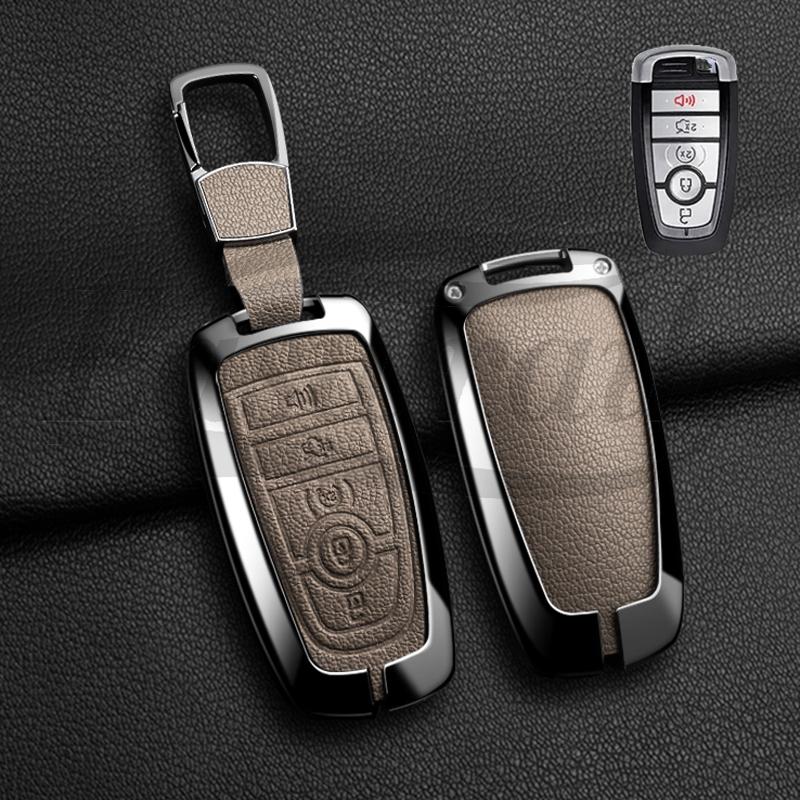 

Car Key Case Holder Cover for Ford Mondeo Explorer Edge Expedition F-450 F-350 F150 Fusion Mustang Everest Accessories Styling