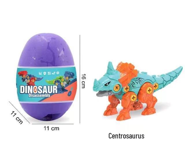 DIY Tyrannosaurus Rex Educational Toy Egg - Assemble & Disassemble Building Blocks for Children
