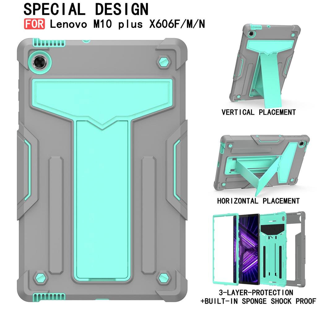 Para lenovo tab m10 fhd plus TB-X606X/TB-X606F tablet suporte resistente capa