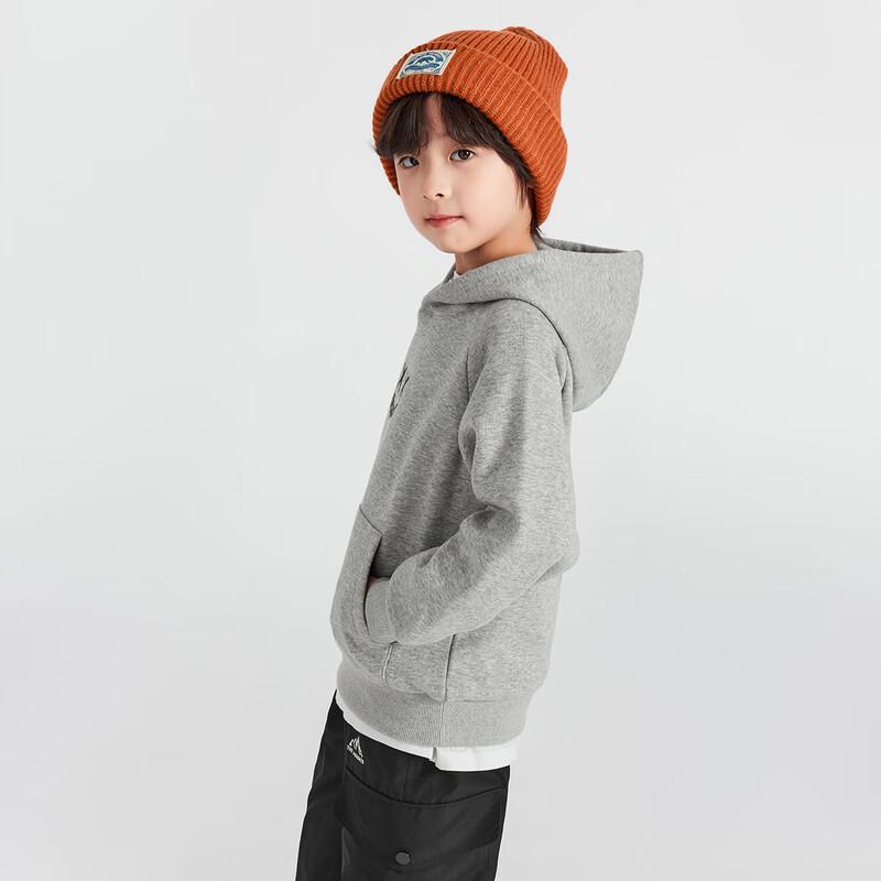 Boys' Casual Fleece-Lined Hooded Sweatshirt