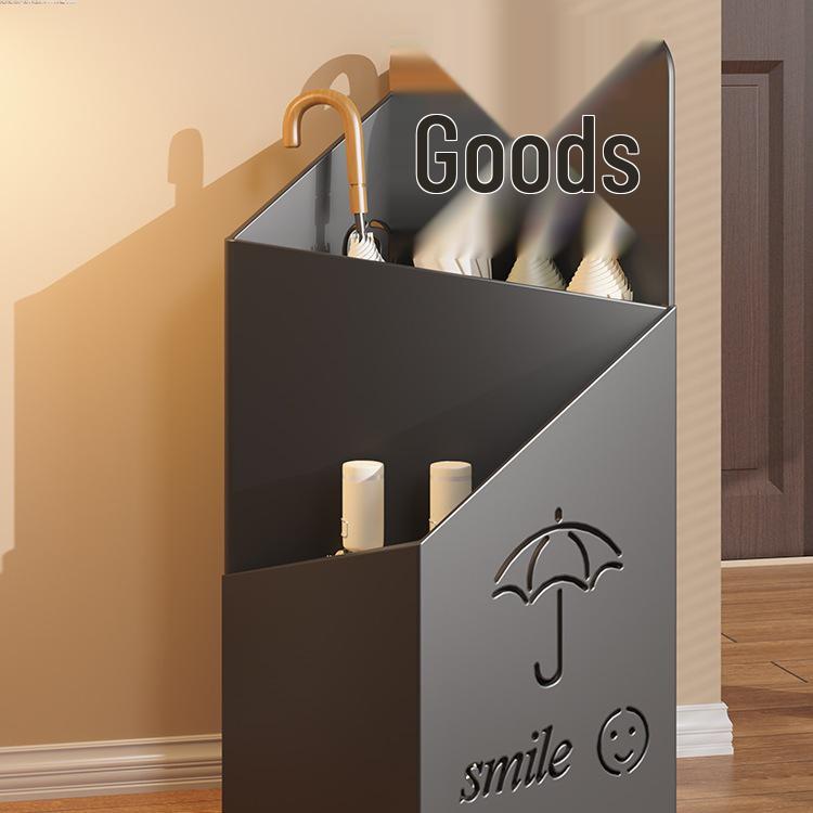 Umbrella Stand for Entryway - Household Commercial Use Black Flat 4100₽