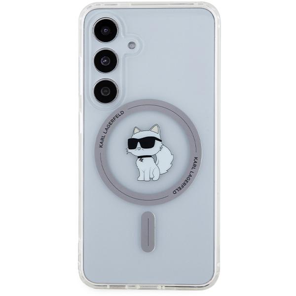 Karl Lagerfeld Klhms24Shfccnot S24 S921 Przeźroczysty/Transparent Hardcase Iml Choupette Magsafe