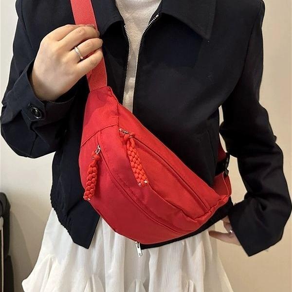 Unisex audekla krūšu soma Ikdienas šķērsām