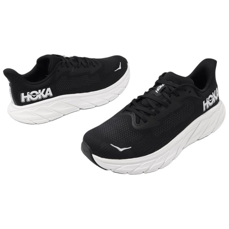 HOKA ONE ONE Arahi 7 2E Wide 'Black White' Sneakers 1147870-BWHT