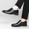 Fashion Men's Business Leather Shoes Classic Casual Style Office and Leisure Outdoor Street High Quality Adult Work Shoes Plus Size