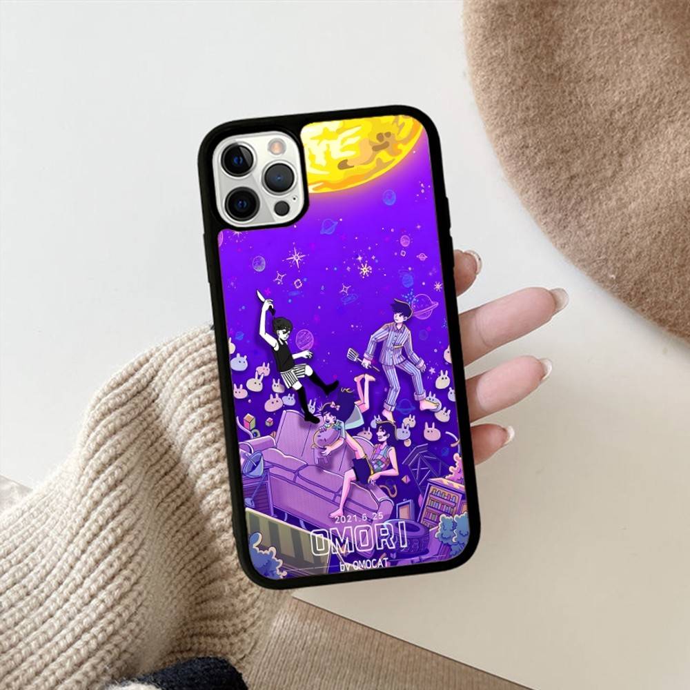 Game Omori Phone Case For Iphone 16 15 14 13 12 11 Pro Max Plus Shockproof TPU+PC Hard Case iPhone 15