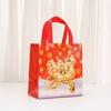 StoBag red gold christmas theme gift wrapping bags for sweets luxury designer bags festive holiday candy treat party favor tote