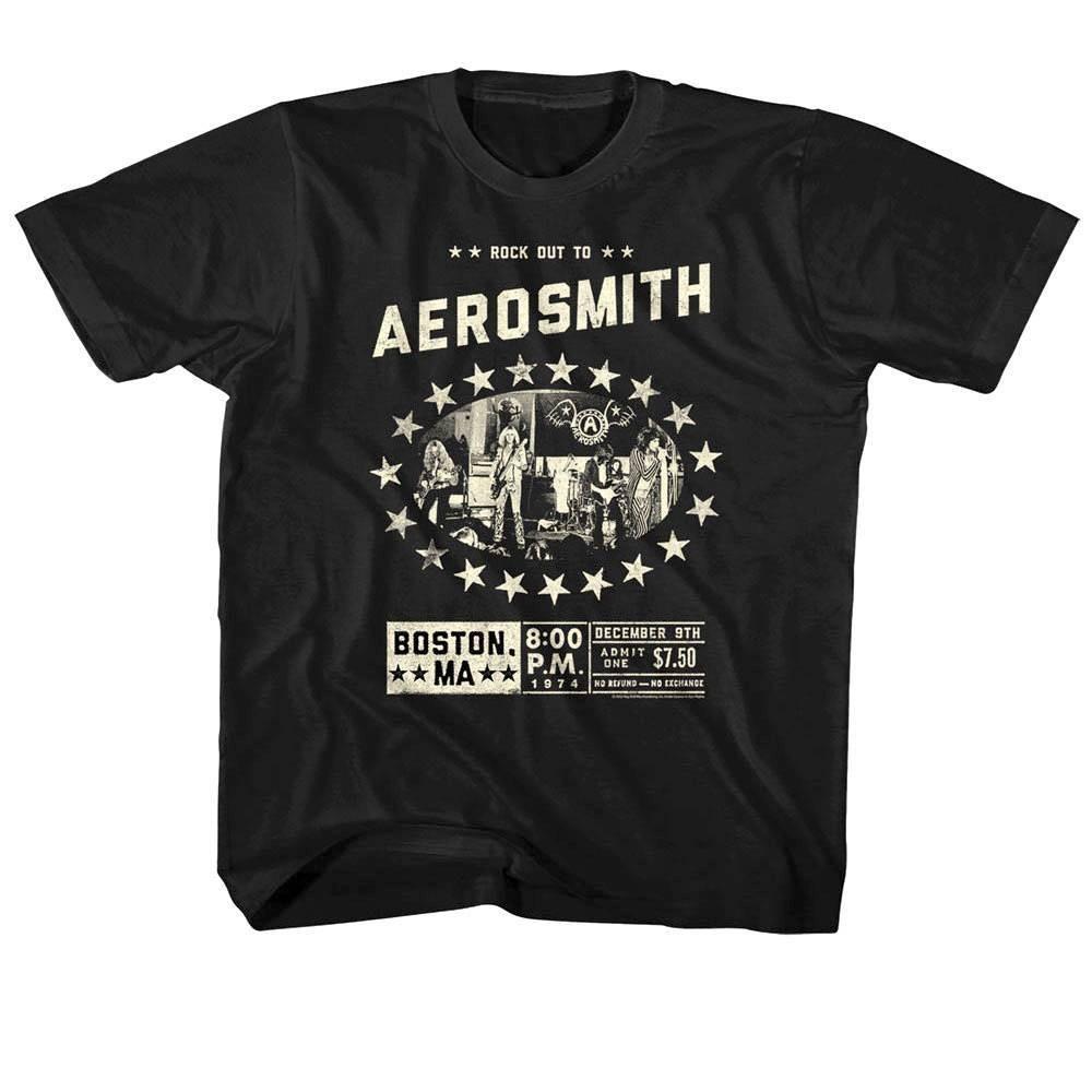 Aerosmith Rock Out Boston 1974 T Shirt