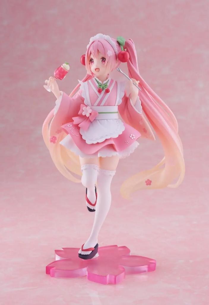 TAITO Sakura Miku Coreful Figure - Original Japanese-style Cafe Ver.