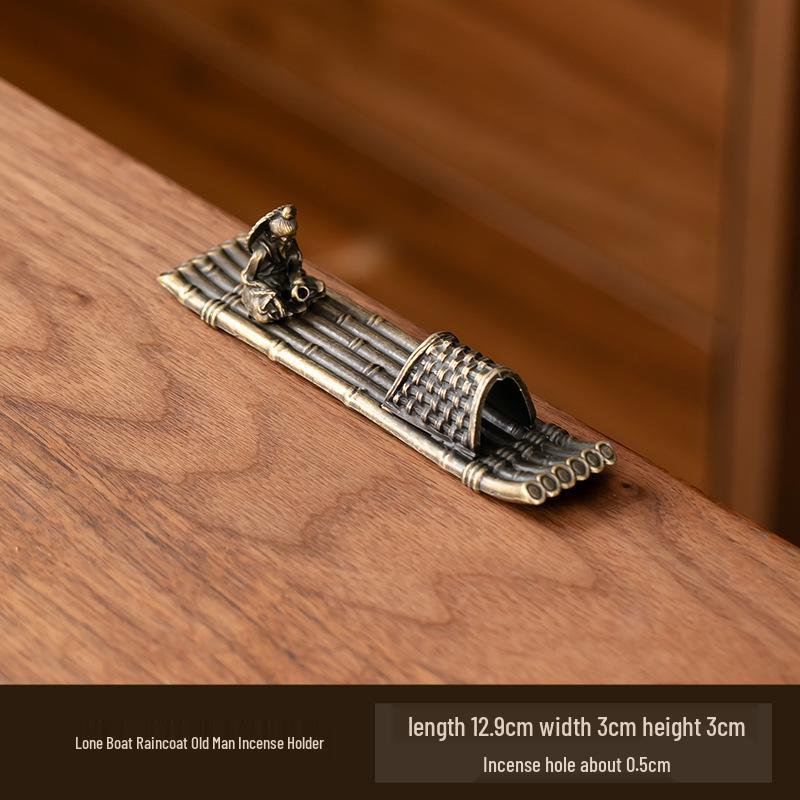 Antique Double-Layer Lotus Incense Holder for Tea Ceremony and Buddha Incense, Multi-Porous Sandalwood Line Burner.